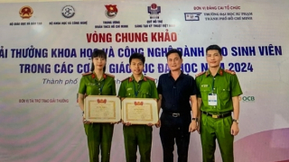 Học viện CSND đạt thành tích cao tại Giải thưởng Khoa học và công nghệ dành cho sinh viên năm 2024