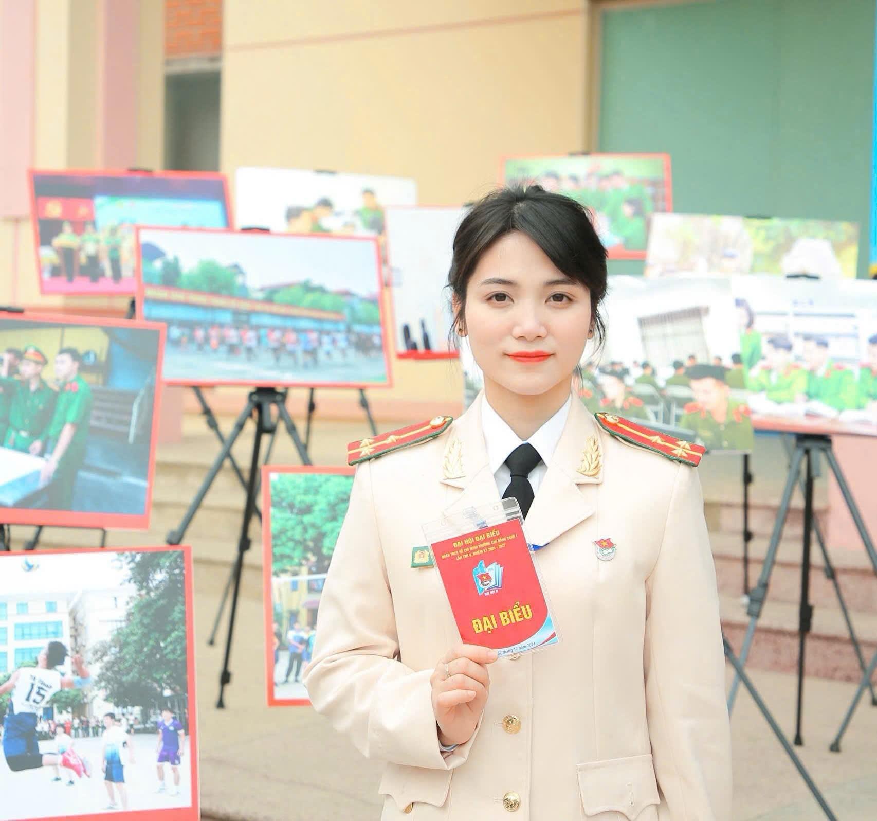 Thượng úy Hoàng Thuỳ Dương, cán bộ đoàn năng động, sáng tạo với nhiều đam mê, nhiệt huyết