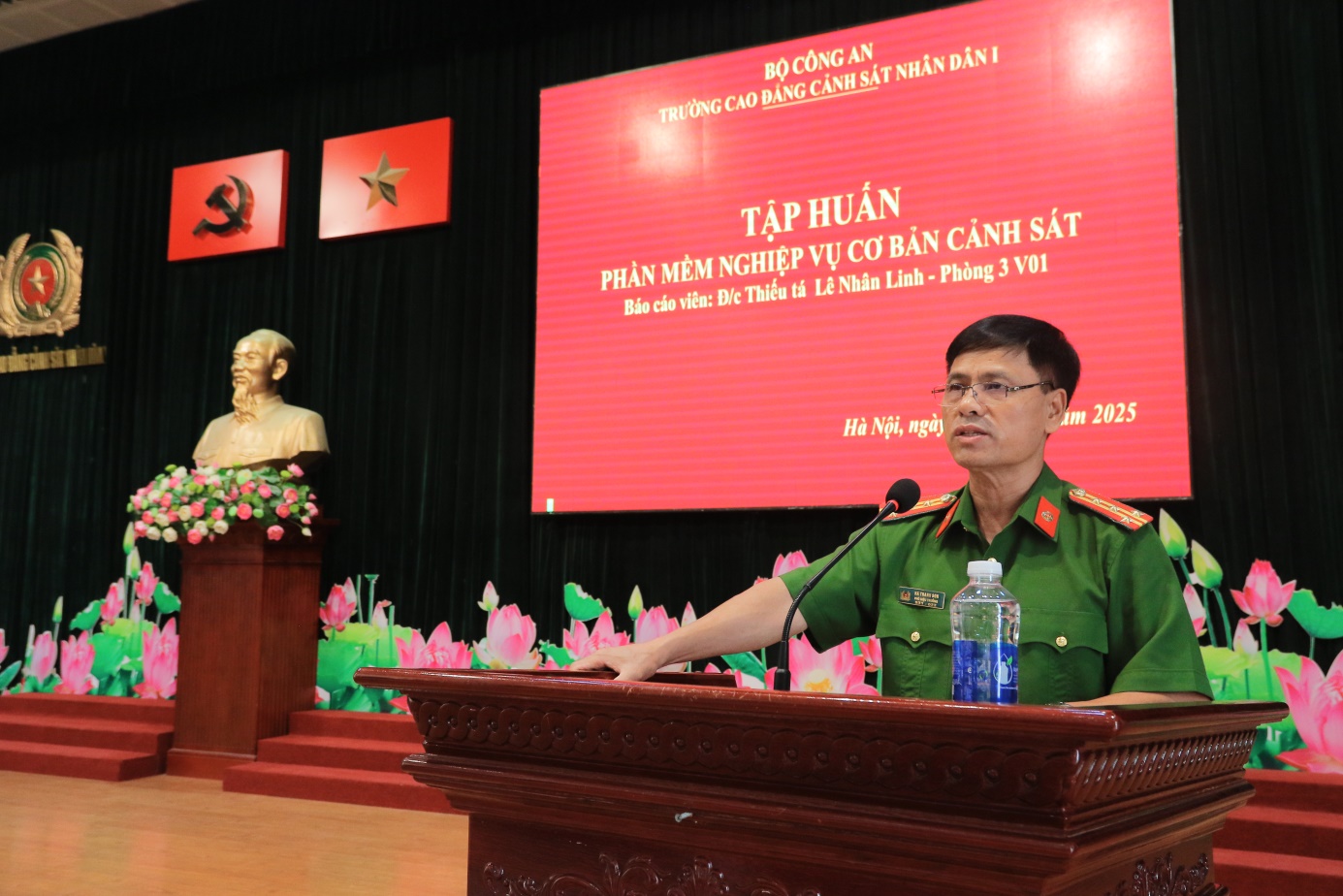 Tập huấn phần mềm nghiệp vụ cơ bản cảnh sát