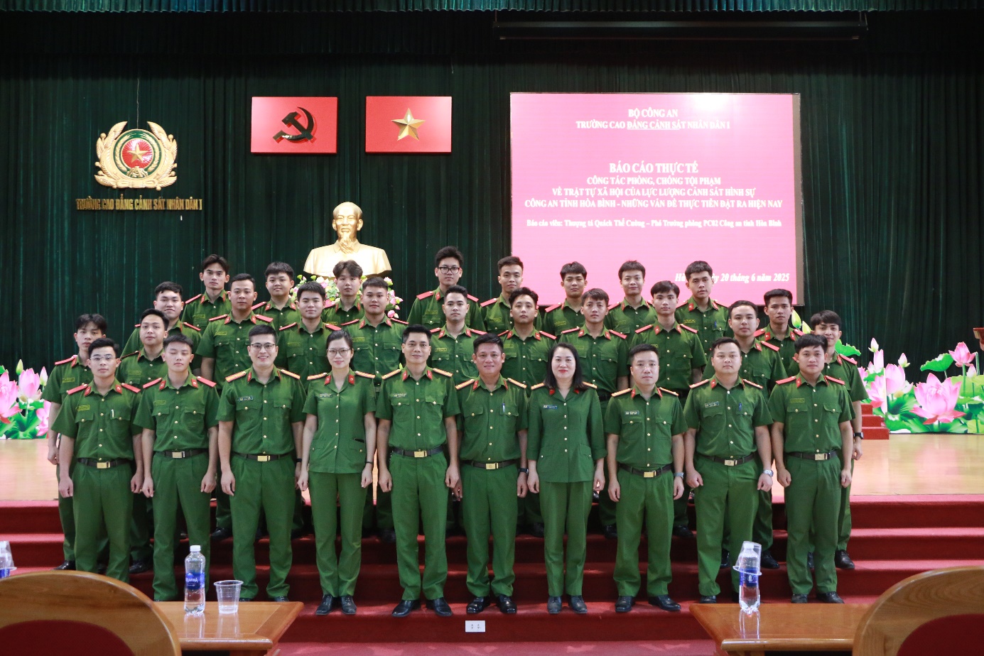 Báo cáo thực tế “Công tác phòng, chống tội phạm về trật tự xã hội của lực lượng cảnh sát hình sự, công an tỉnh Hoà Bình – những vấn đề thực tiễn đặt ra hiện nay”
