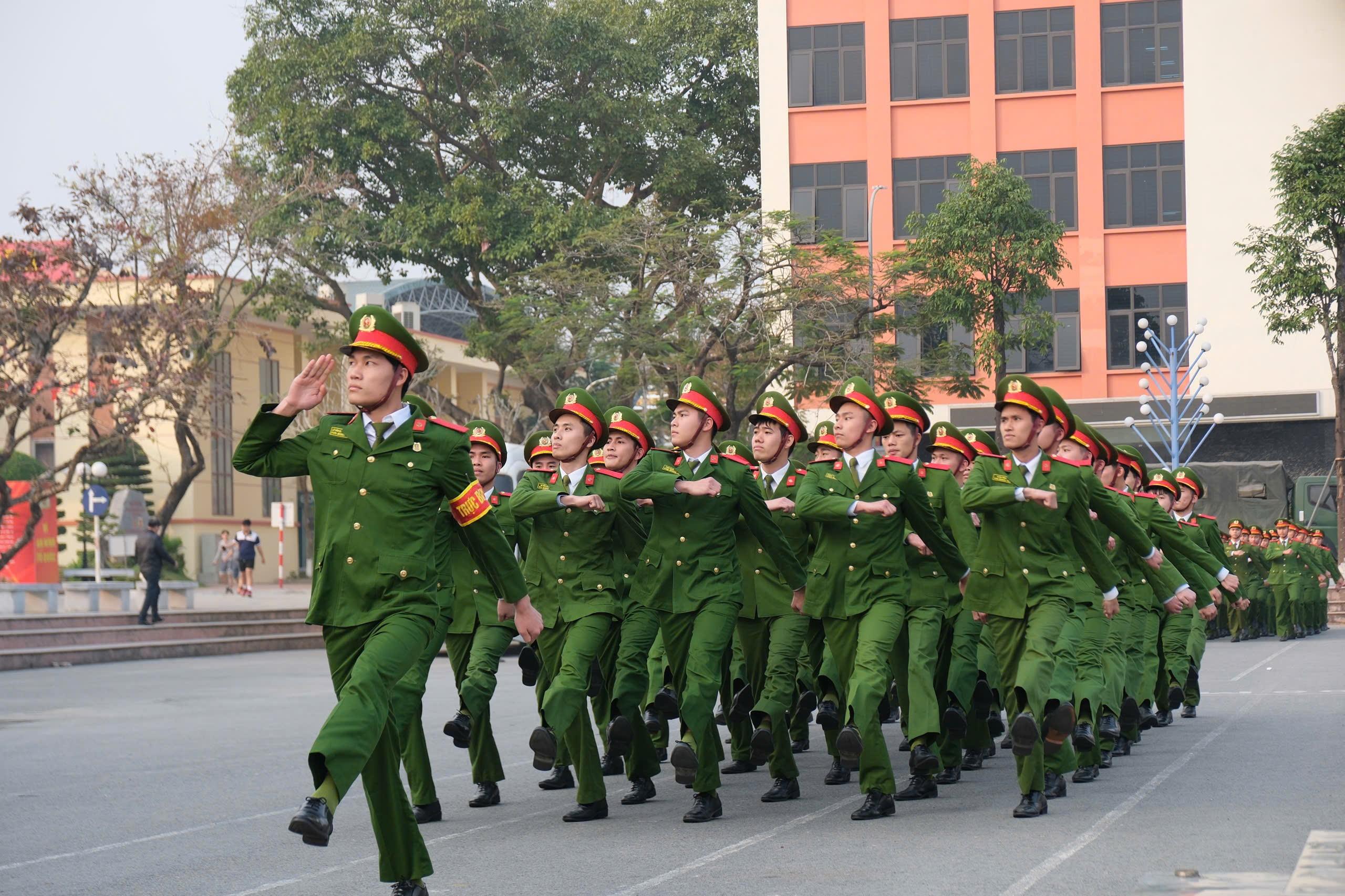 Khai mạc Hội thi điều lệnh, võ thuật CAND khối học viên khóa K61S năm học 2025-2026