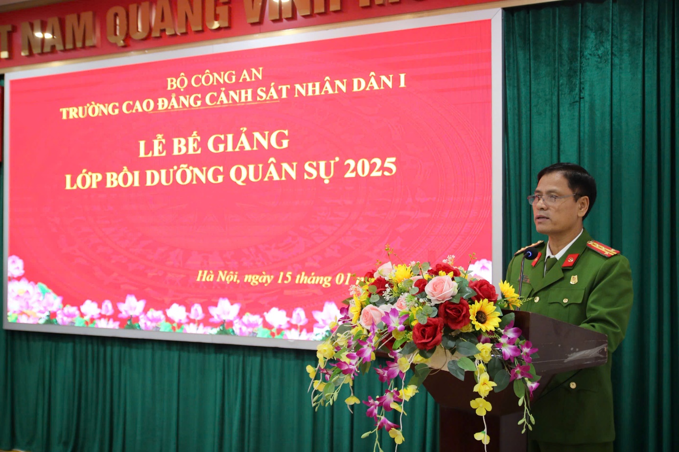 Lễ Bế giảng lớp Bồi dưỡng quân sự, võ thuật nâng cao năm 2025