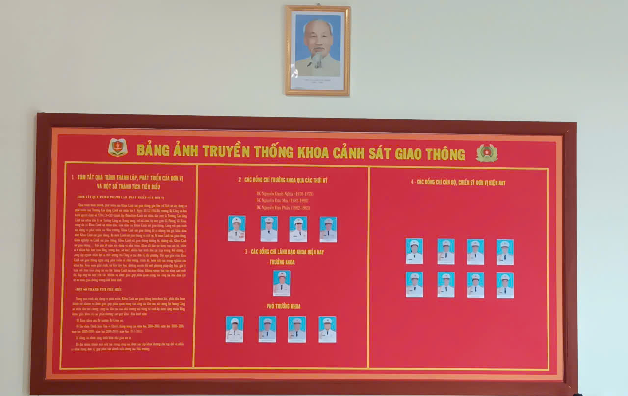 Khoa Cảnh sát giao thông xây dựng phòng sinh hoạt chung hiện đại, góp phần đẩy mạnh chuyển đổi số trong giáo dục, đào tạo