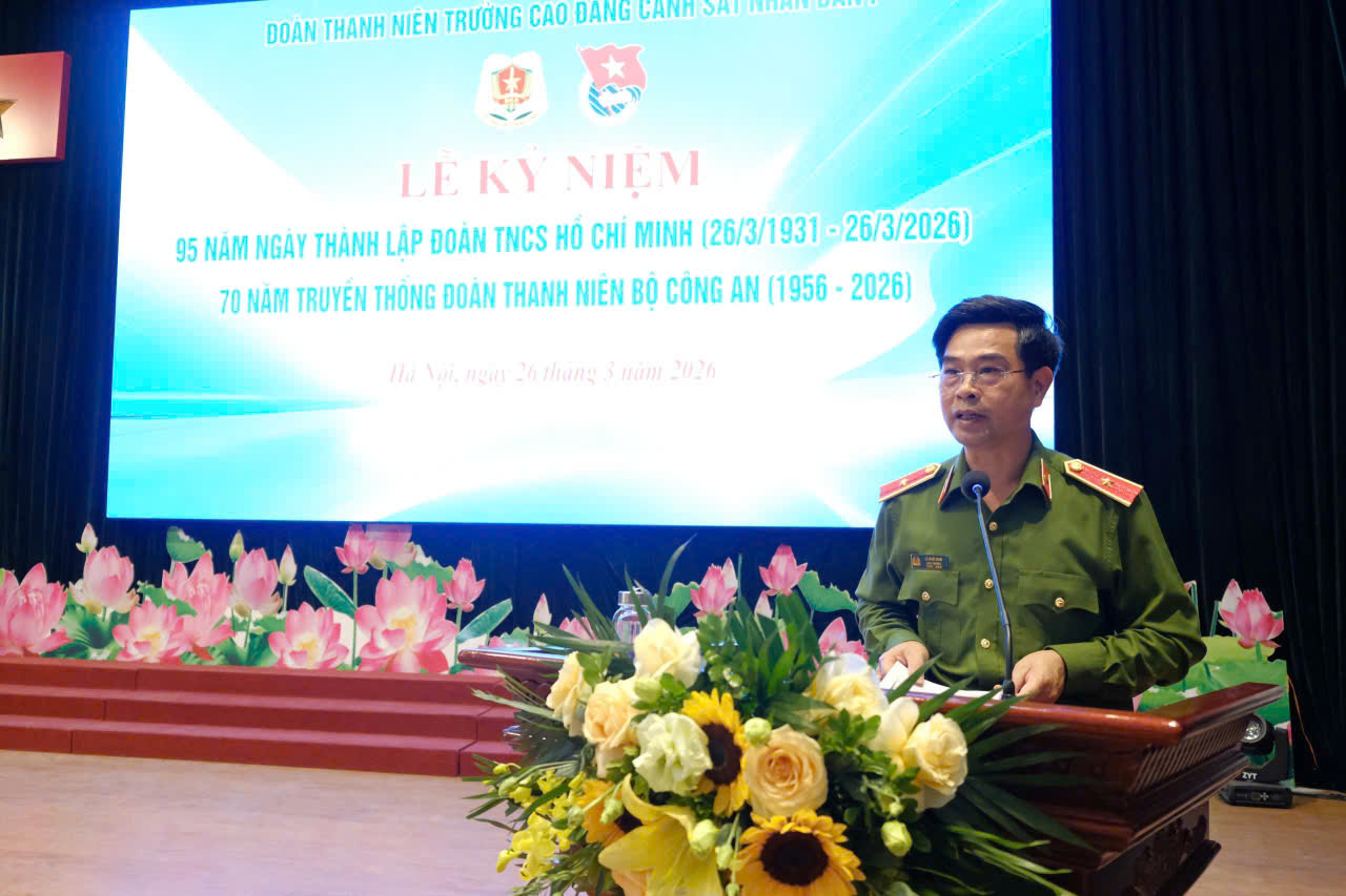 Tổ chức Lễ mít tinh kỷ niệm 95 năm Ngày thành lập Đoàn TNCS Hồ Chí Minh và 70 năm truyền thống Đoàn Thanh niên Bộ Công an