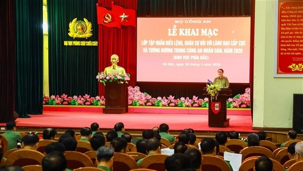 Nâng cao chất lượng công tác điều lệnh, quân sự, võ thuật trong Công an nhân dân