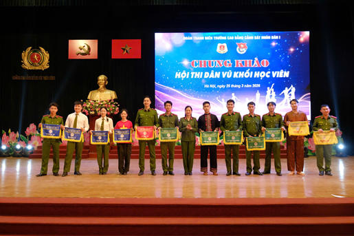 Sôi nổi Hội thi dân vũ khối học viên khóa K61S chào mừng kỷ niệm 95 năm Ngày thành lập Đoàn TNCS Hồ Chí Minh và 70 năm truyền thống Đoàn Thanh niên Bộ Công an