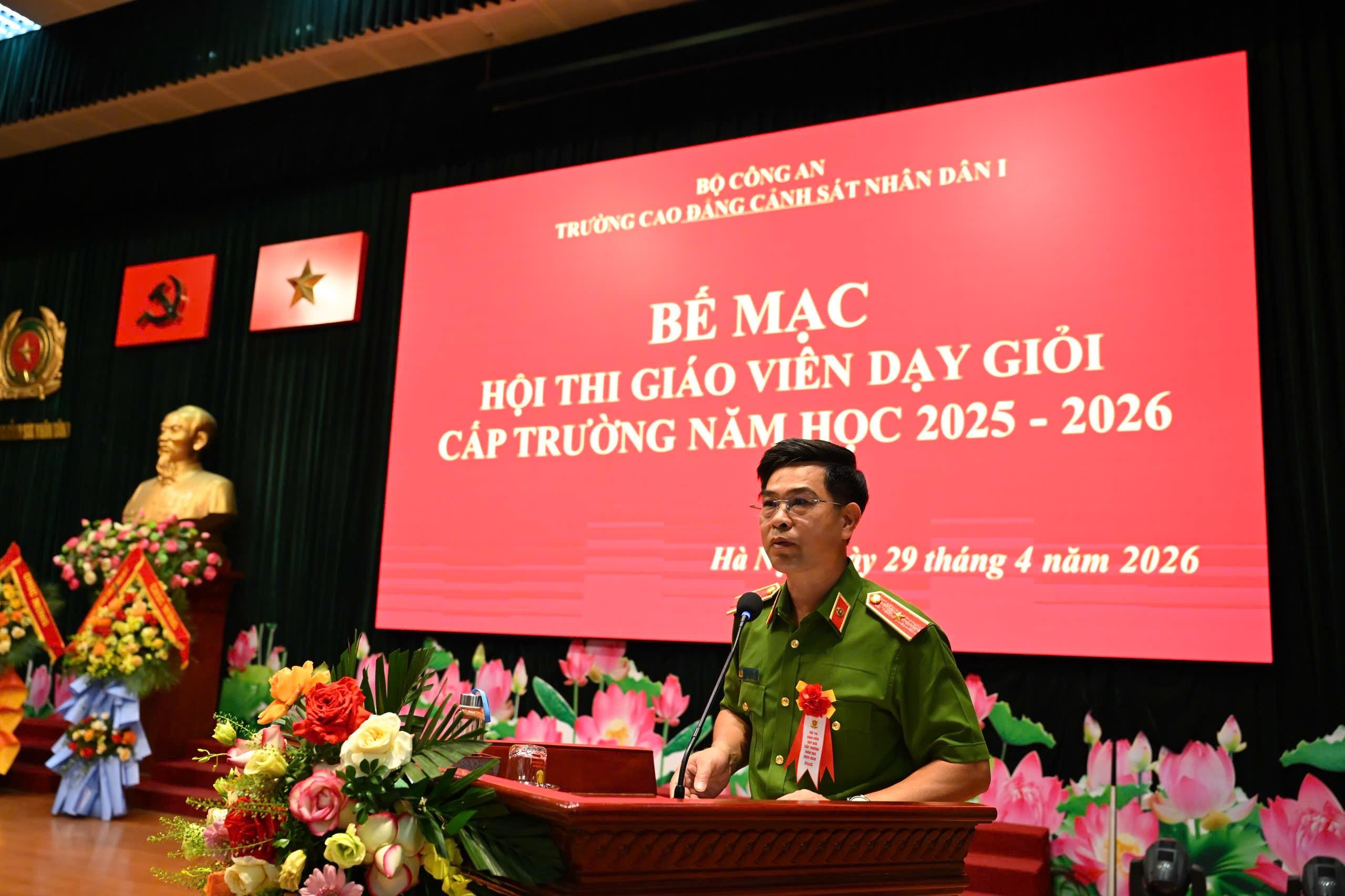 Tổ chức Hội thi Giáo viên dạy giỏi cấp Trường năm học 2025 - 2026