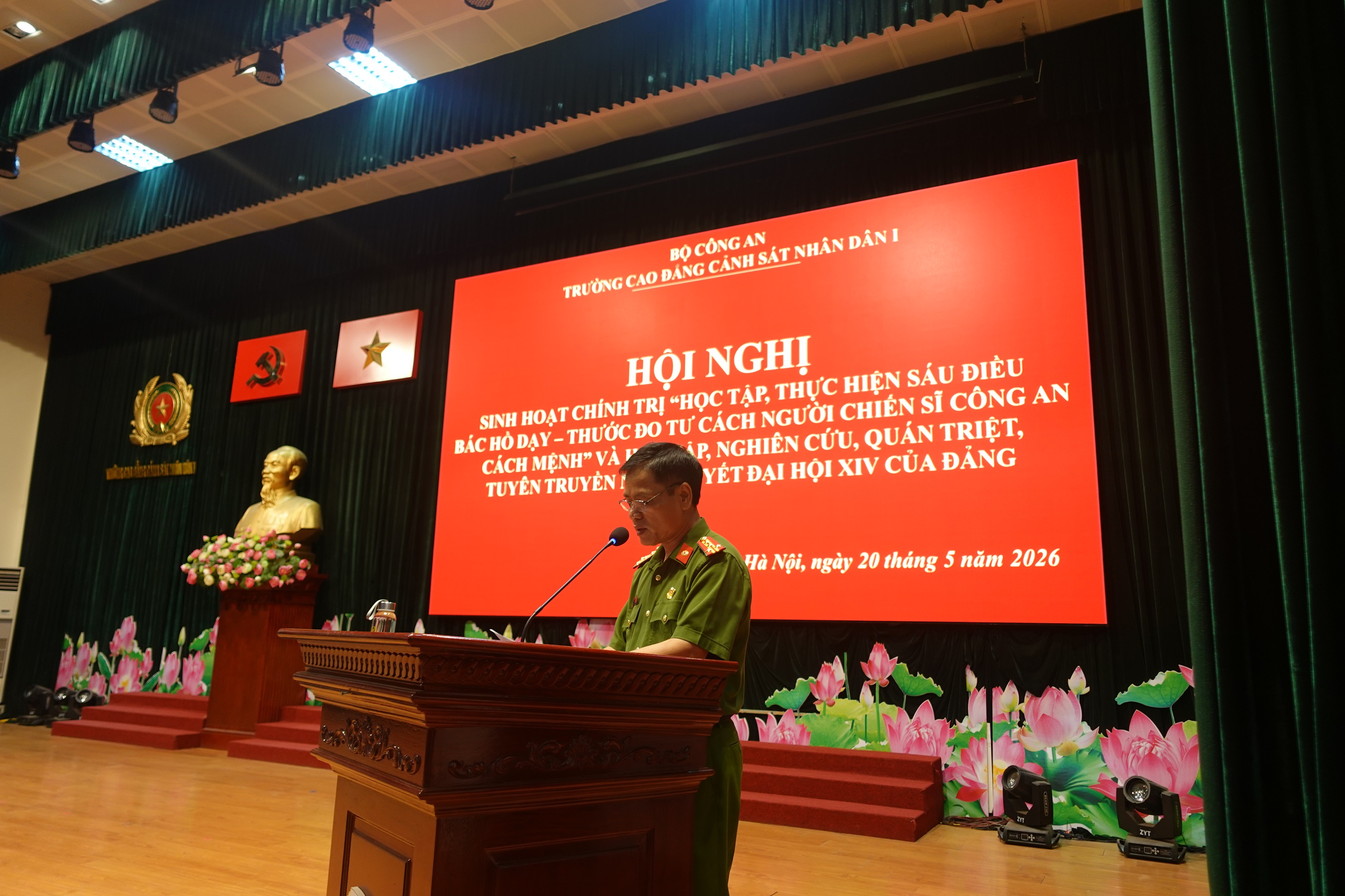 Hội nghị sinh hoạt chính trị “Học tập thực hiện Sáu Điều Bác Hồ dạy và học tập, nghiên cứu, quán triệt, tuyên truyền triển khai thực hiện Nghị quyết Đại hội XIV của Đảng”