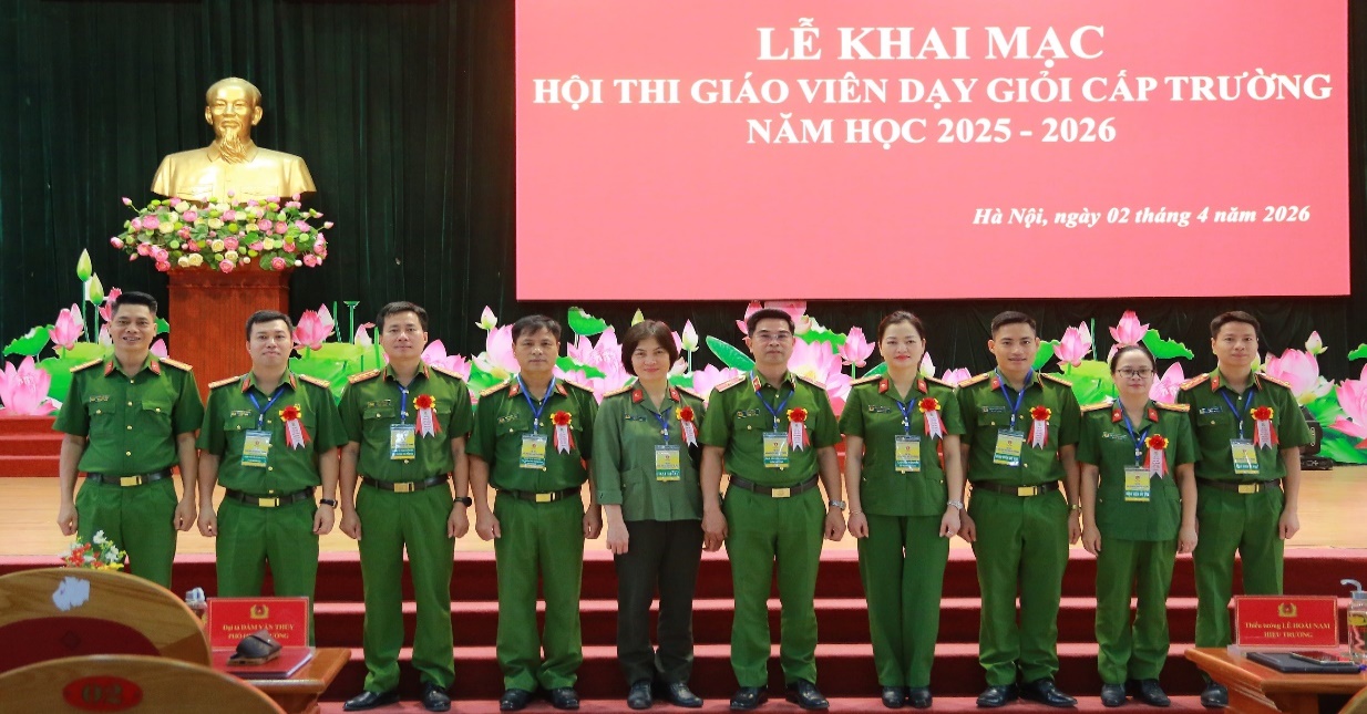 Giáo viên Khoa Trinh sát cảnh sát tích cực tham gia Hội thi giáo viên dạy giỏi cấp Trường, năm học 2025-2026