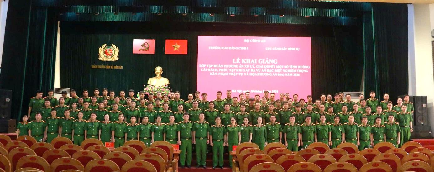 Khai giảng lớp tập huấn Phương án 06A năm 2026