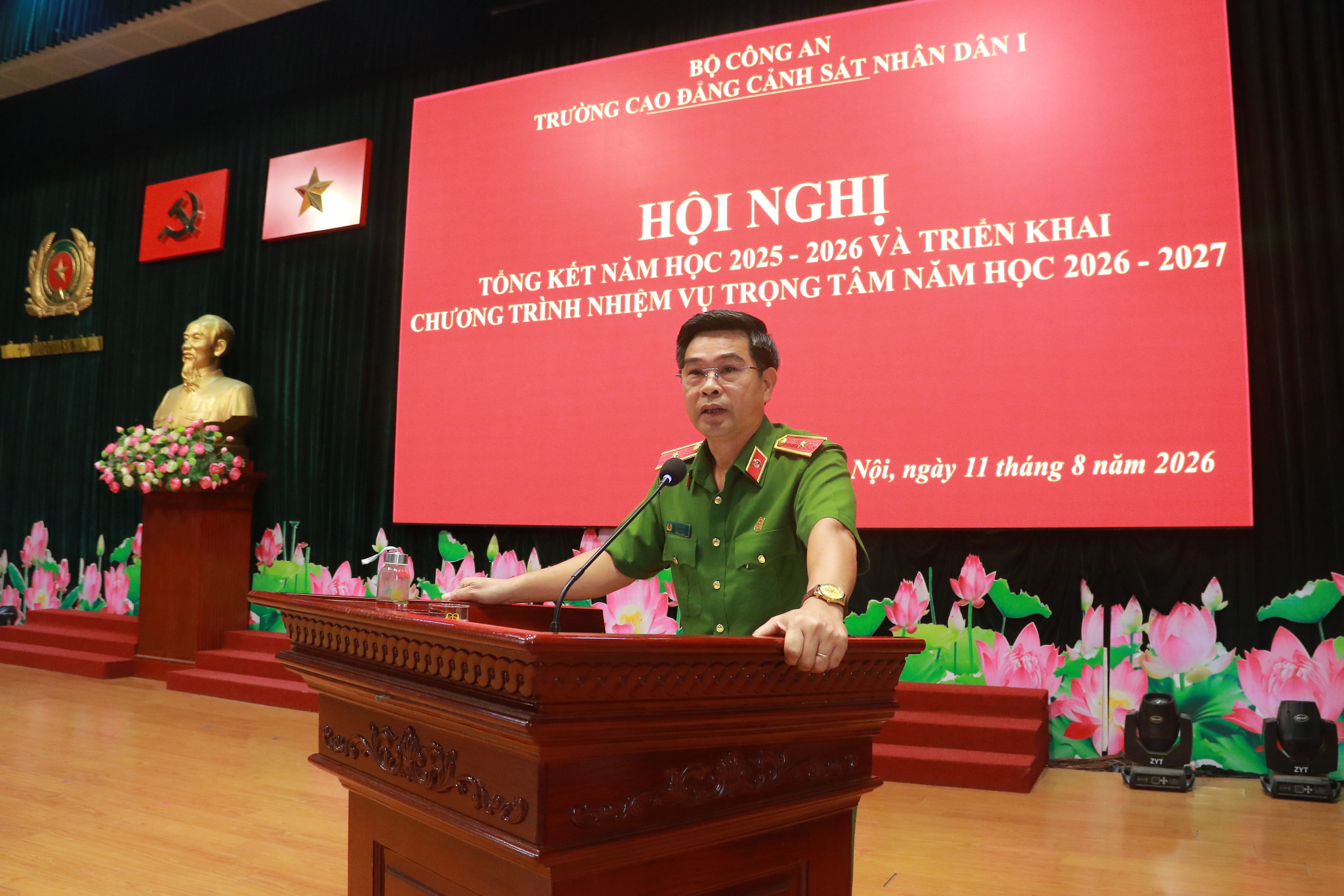 Trường Cao đẳng Cảnh sát nhân dân I tổng kết công tác Đảng và tổng kết năm học 2025 - 2026